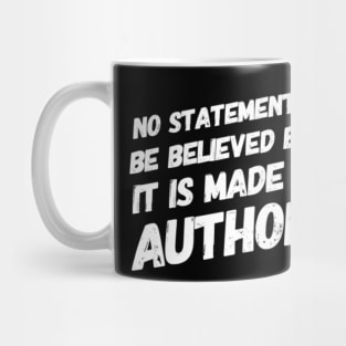 Anti authority Mug